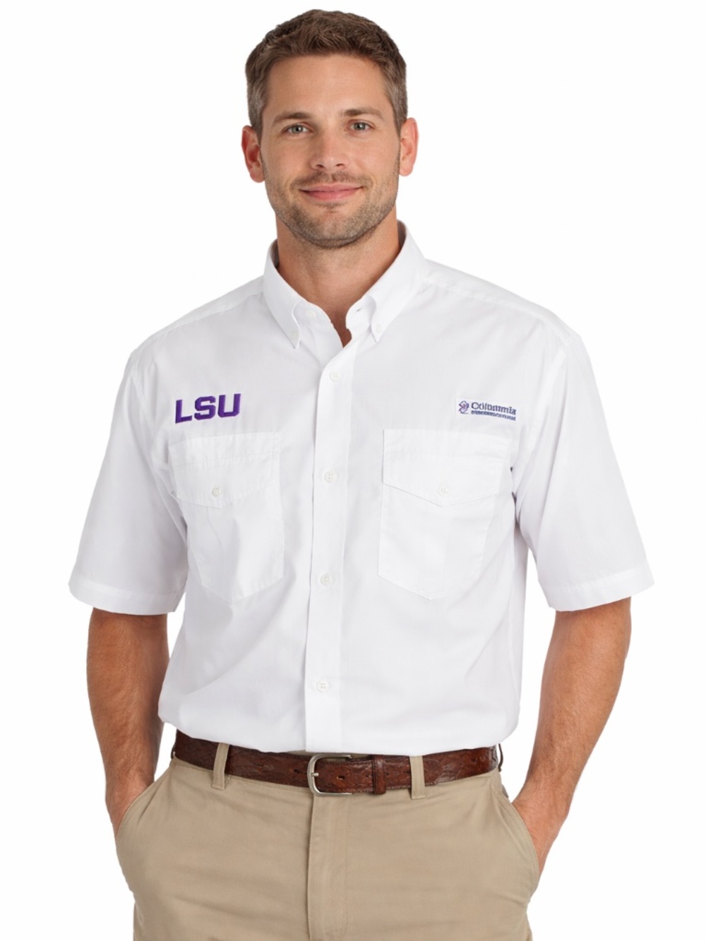 Columbia - PFG LSU Button-Front Fishing Shirt
